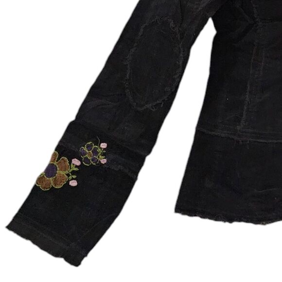Sandrea Corduroy Embroidered Floral Jacket - Picture 9 of 12